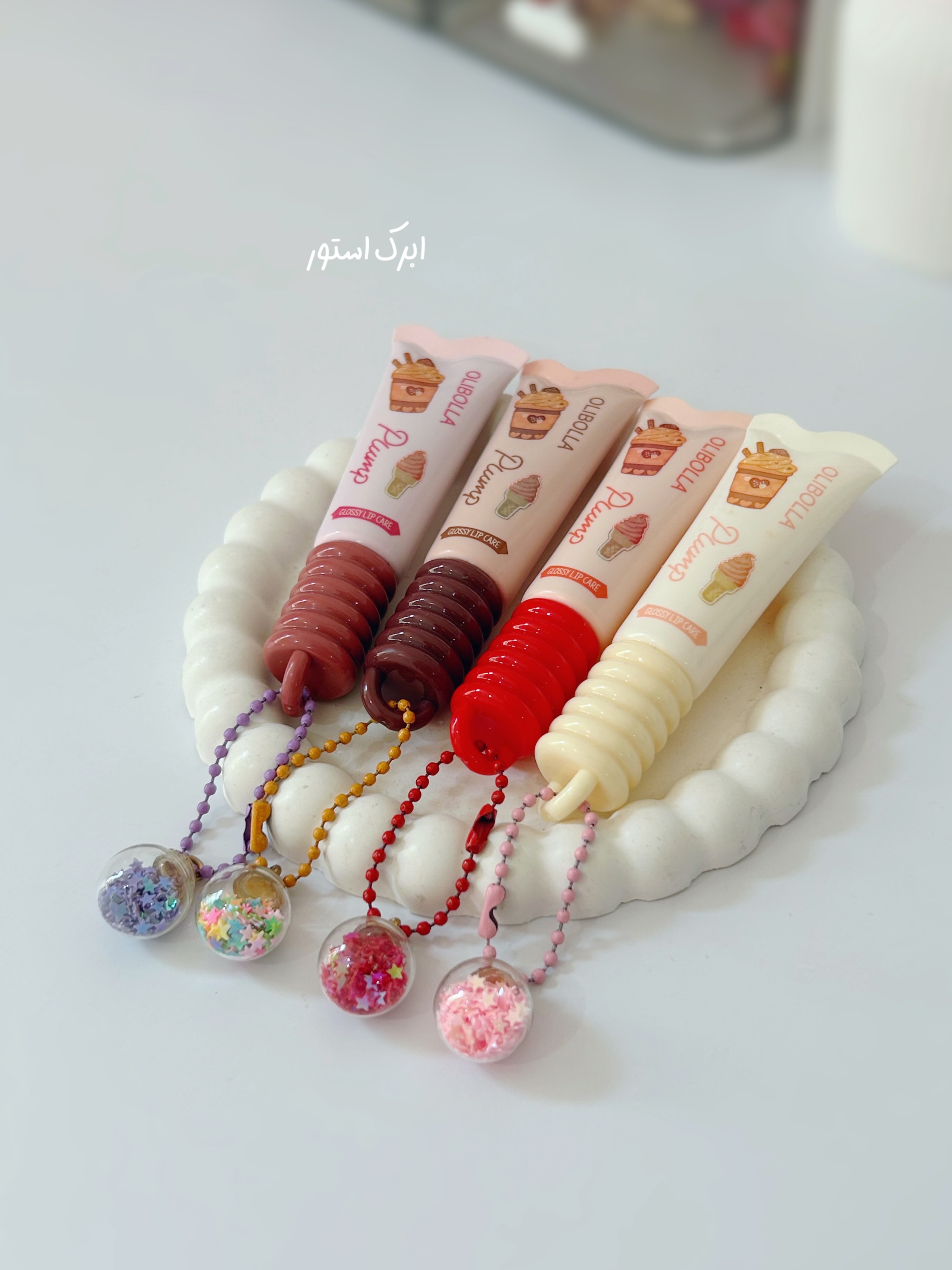 لیپگلاس آویزدار رنگی